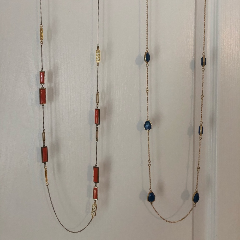 Foxy long gold necklaces